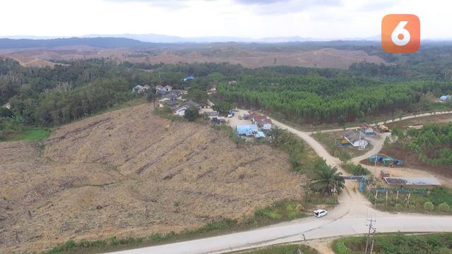 tanah dan lokasi pembangunan IKN